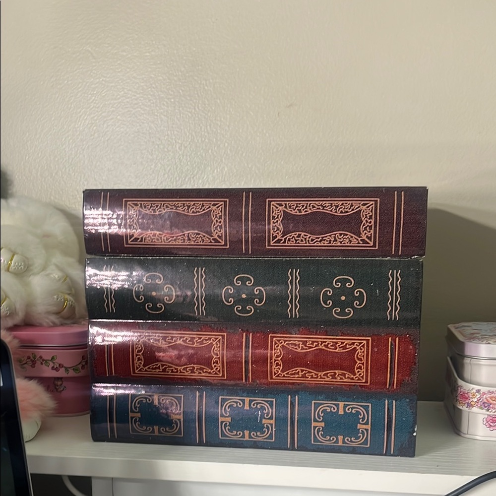 Vintage Style Decorative Book Box